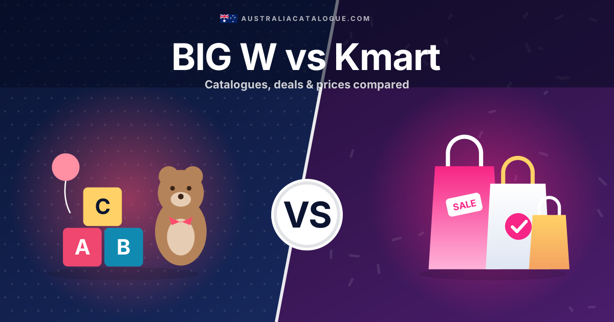 BIG W vs Kmart comparison
