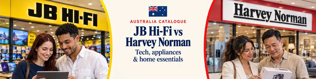 JB Hi-Fi vs Harvey Norman comparison Australia