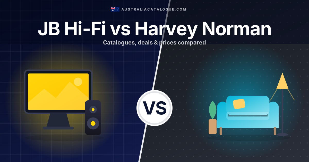JB Hi-Fi vs Harvey Norman comparison